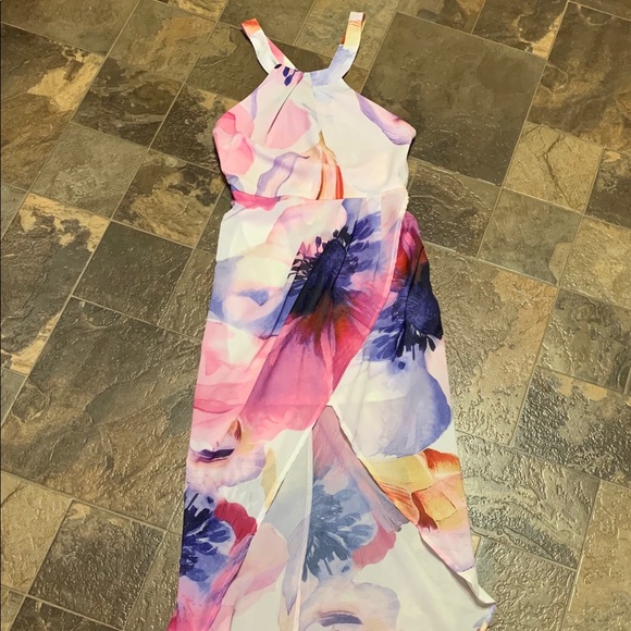 L’ATISTE by Amy Floral High Low Dress - Picture 3 of 6